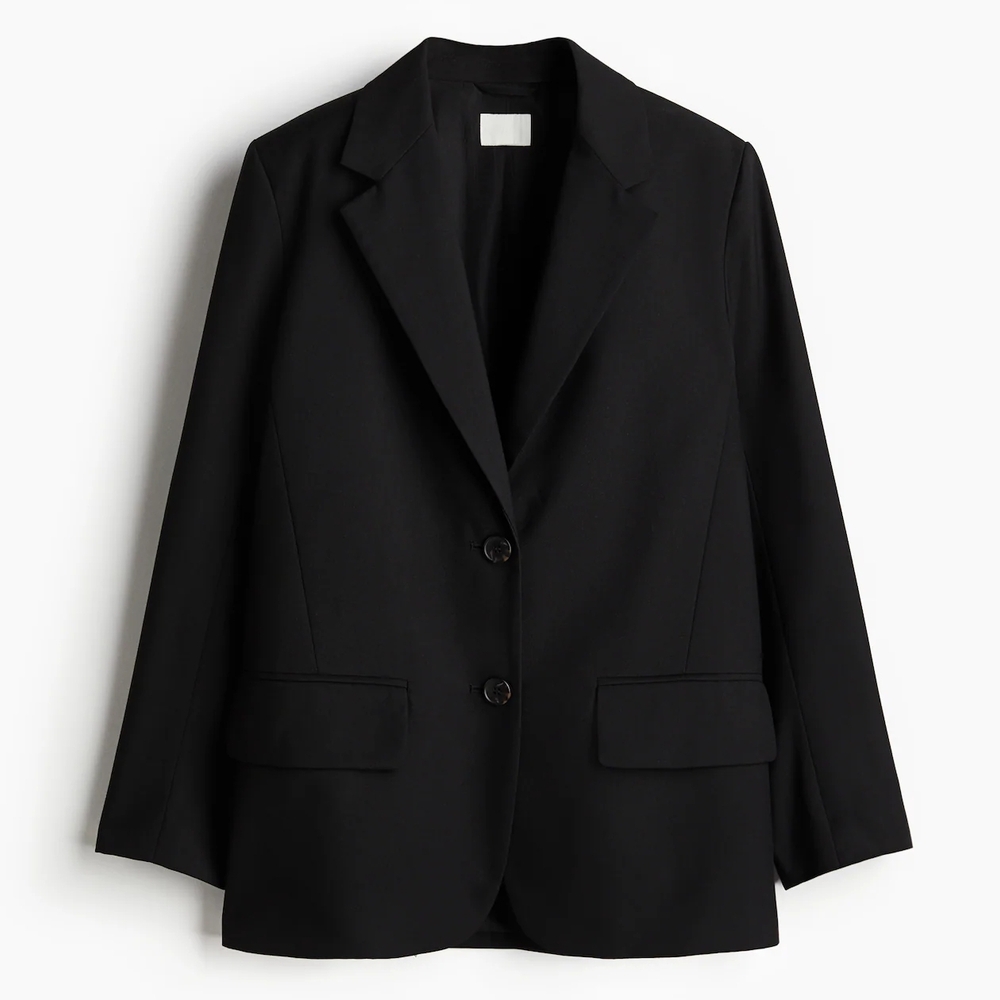 H&M Single-Breasted Classic Black Women's Blazer M